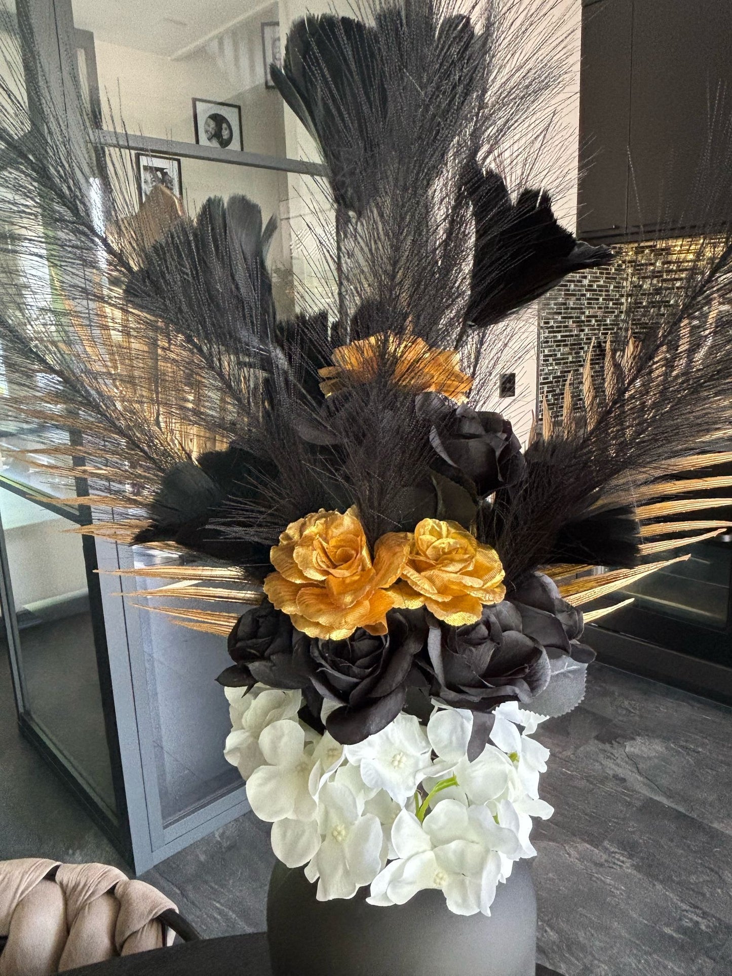 Bloemstuk Beautyfull Black XXL