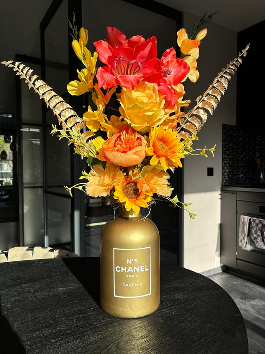 Bloemstuk Yellow Twist XL