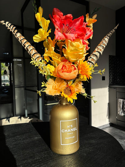 Bloemstuk Yellow Twist XL
