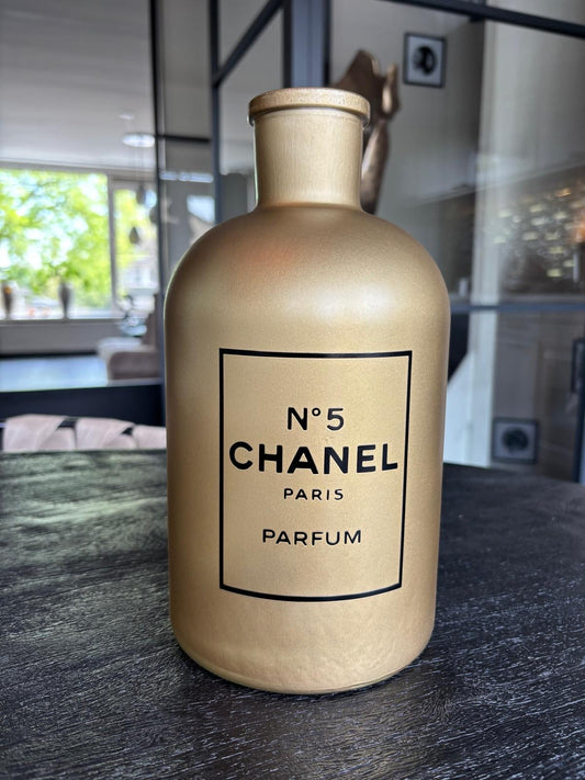 Luxury vaas goud zwart (LOS)